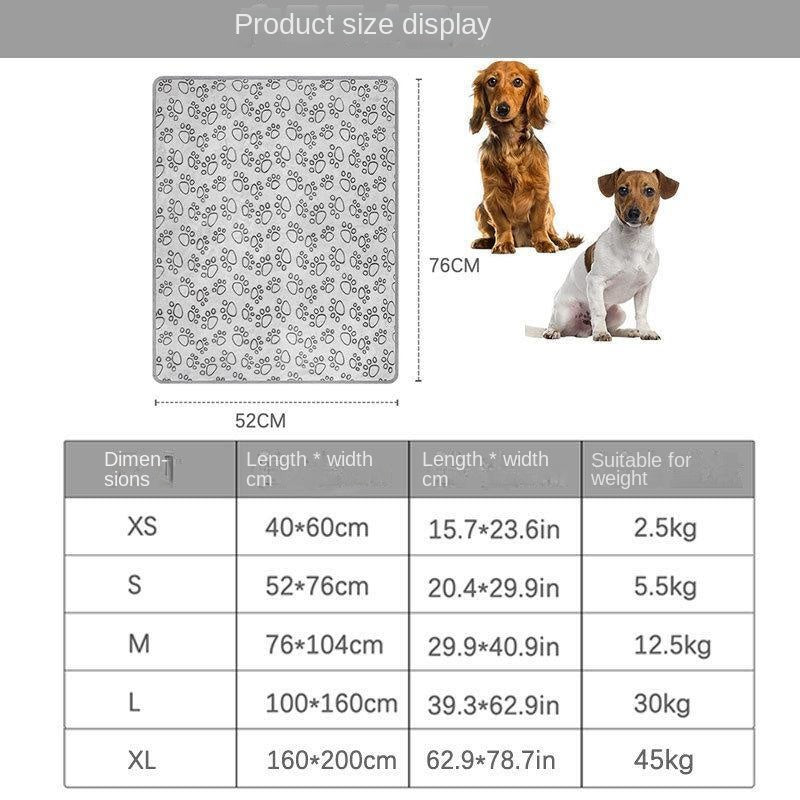 Pet Blanket Warm Cut Flower Footprint Cover Blanket Cat Dog Mat Fleece Embossed Pet Blanket - Korvel