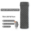 Outdoor double inflatable sleeping pad – with built-in pillow & pump, for camping, backpacking, hiking. - Korvel