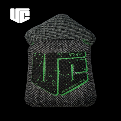 2026 HOAX CM Grey & Green Cornhole Bags - Korvel
