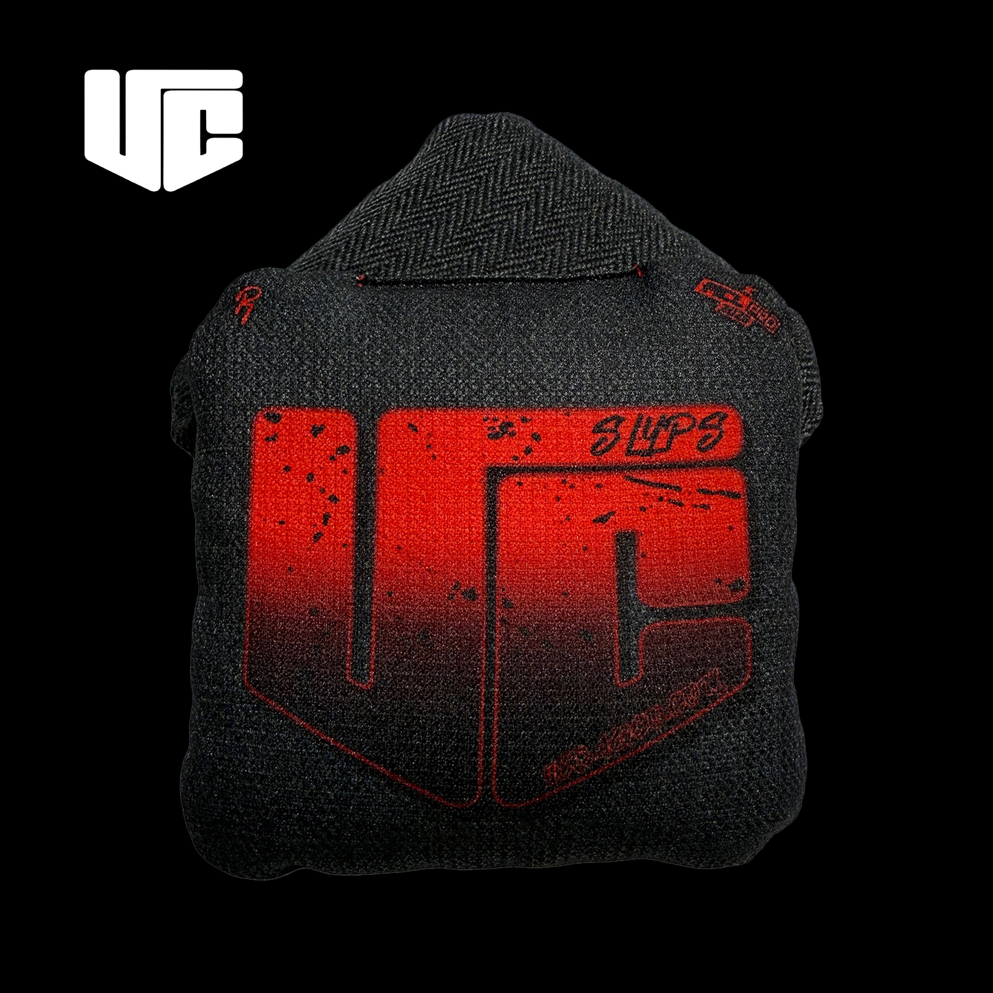 2026 SLYPS CM Black & Red Gradient Cornhole Bags - Korvel