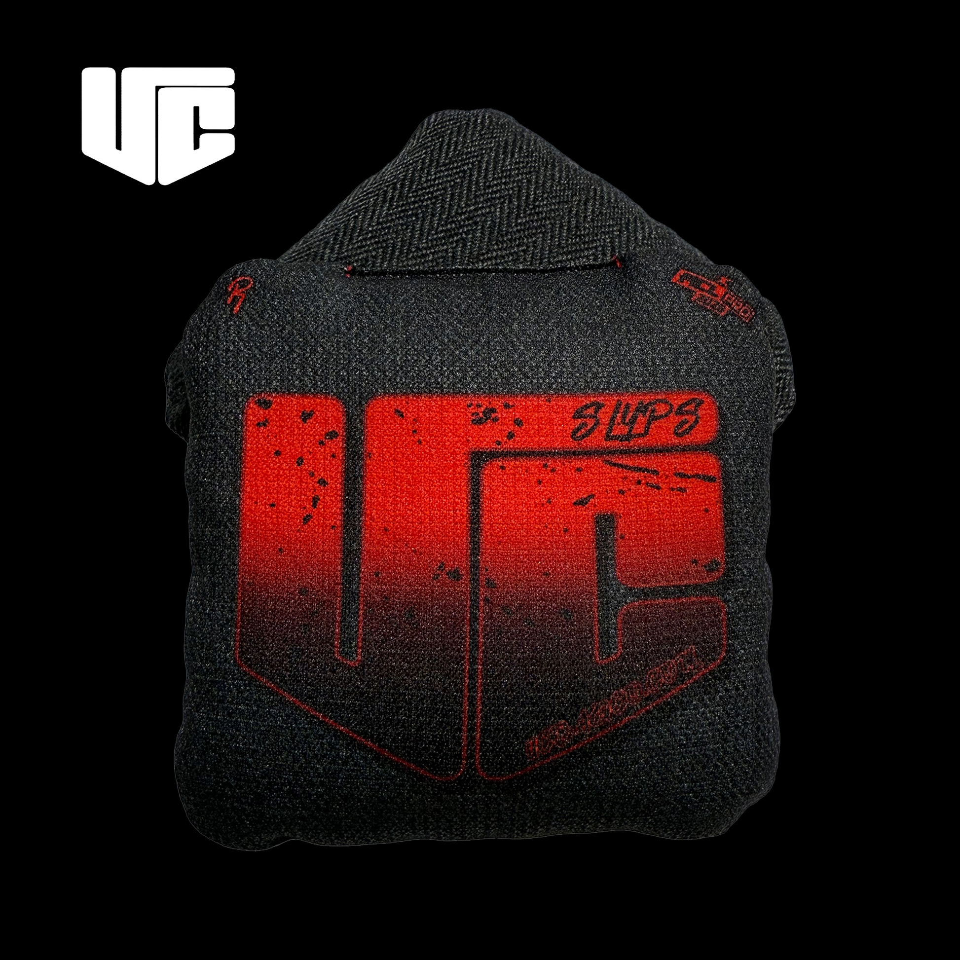 2026 SLYPS CM Black & Red Gradient Cornhole Bags - Korvel