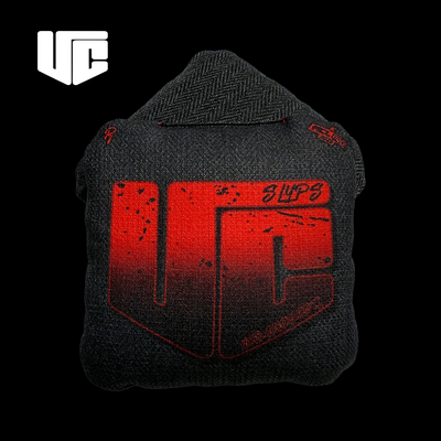 2026 SLYPS CM Black & Red Gradient Cornhole Bags - Korvel