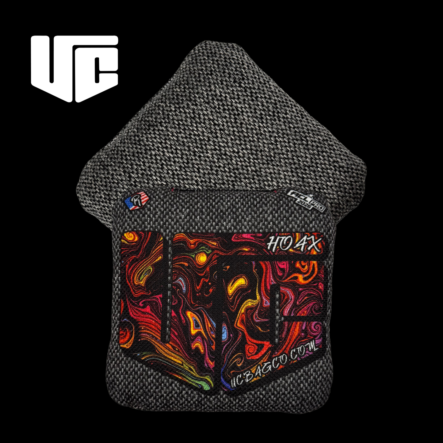 2026 HOAX Trippy Grey Cornhole Bags - Ultimate Performance - Korvel