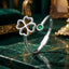 925 Sterling Silver Four-Leaf Clover Ring with Pavé CZ
