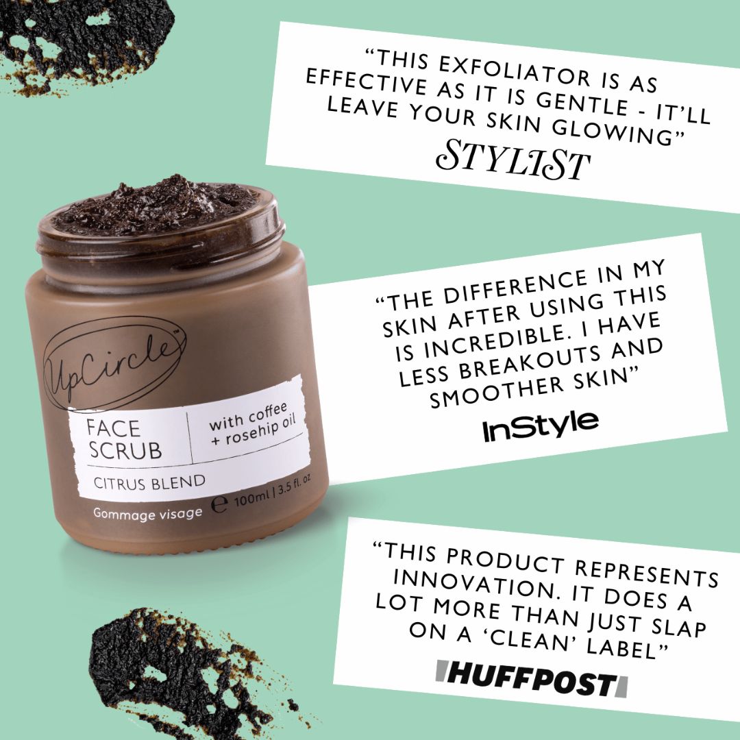 Face Scrub with Coffee + Rosehip Oil - Korvel