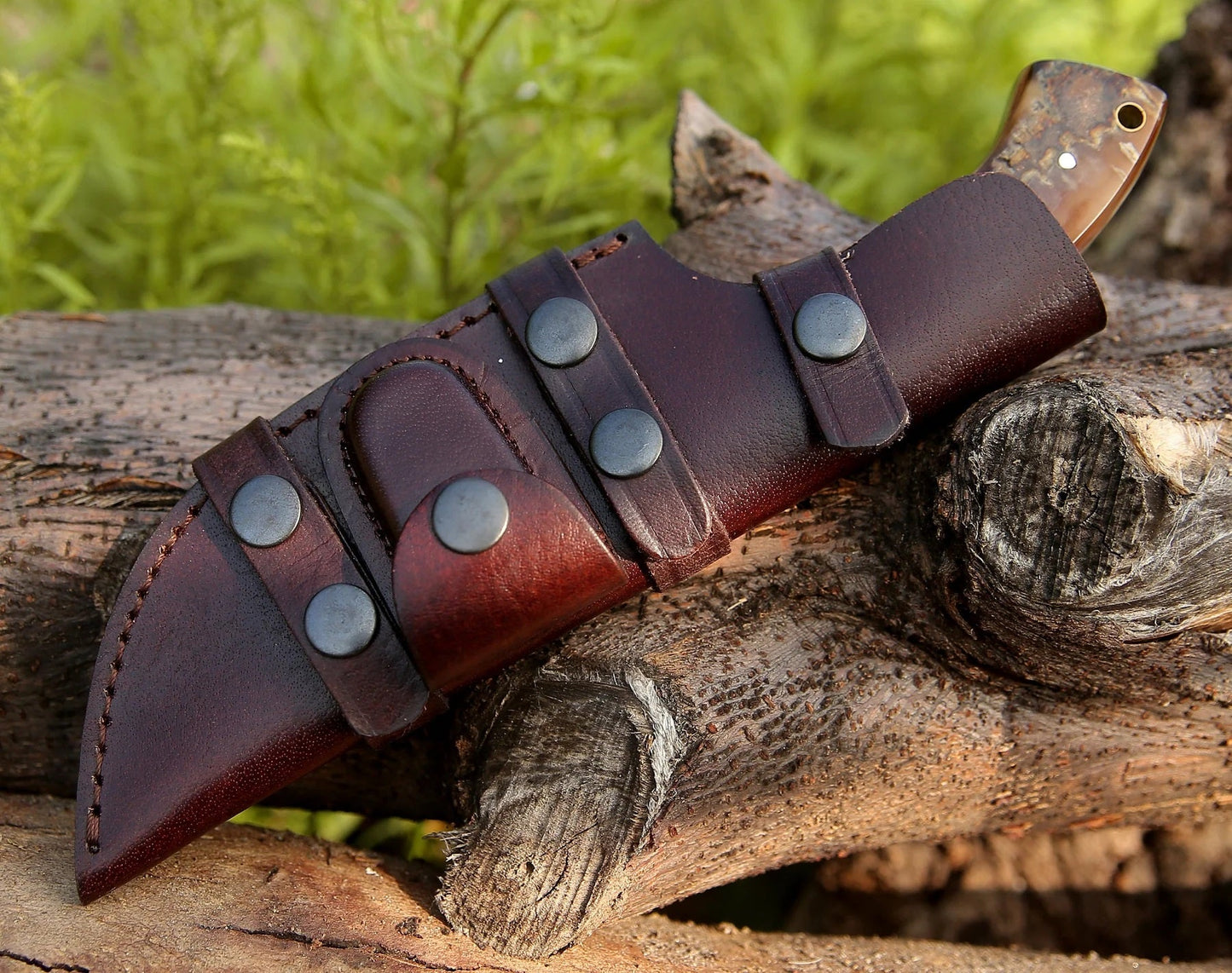 Tom Brown Tracker 1 – Exquisite Handmade Damascus Steel Survival Knife - Korvel