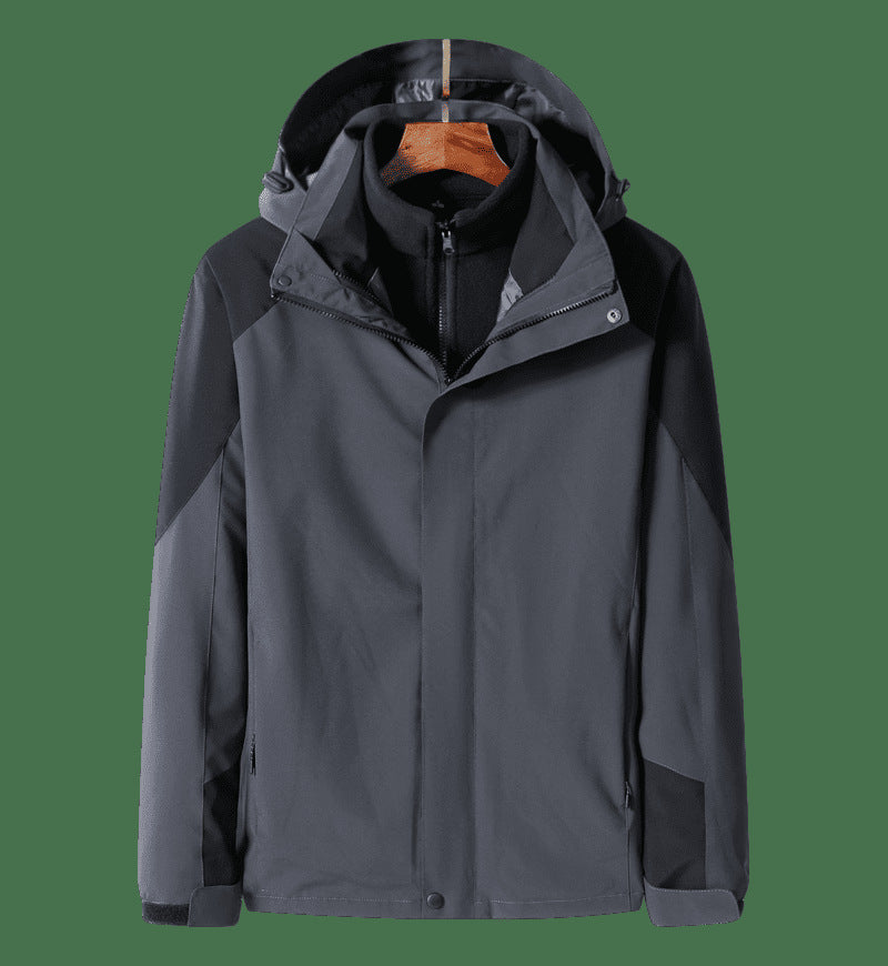 Three-in-One Shell Jacket - Versatile Waterproof Outerwear