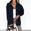 Chaqueta Elegante con Solapa y Cinturón para Mujeres - Abrigo Casual de Primavera Otoño