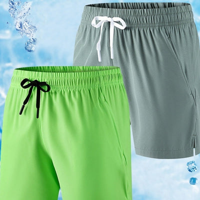 Men's Ice Silk Leisure Jogger Shorts
