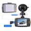 Cámara de tablero Full HD 1080P de 2.7'' con visión nocturna y sensor G