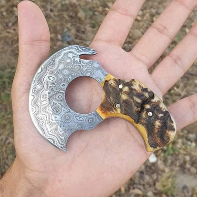 Premium Custom Handmade Skinning Knife with Unique Design - Korvel