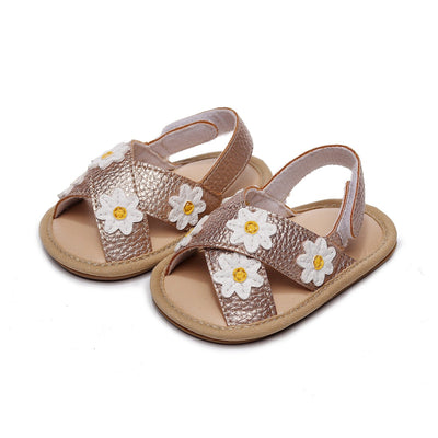 Premium Cross Strap Flower Sandals for Kids