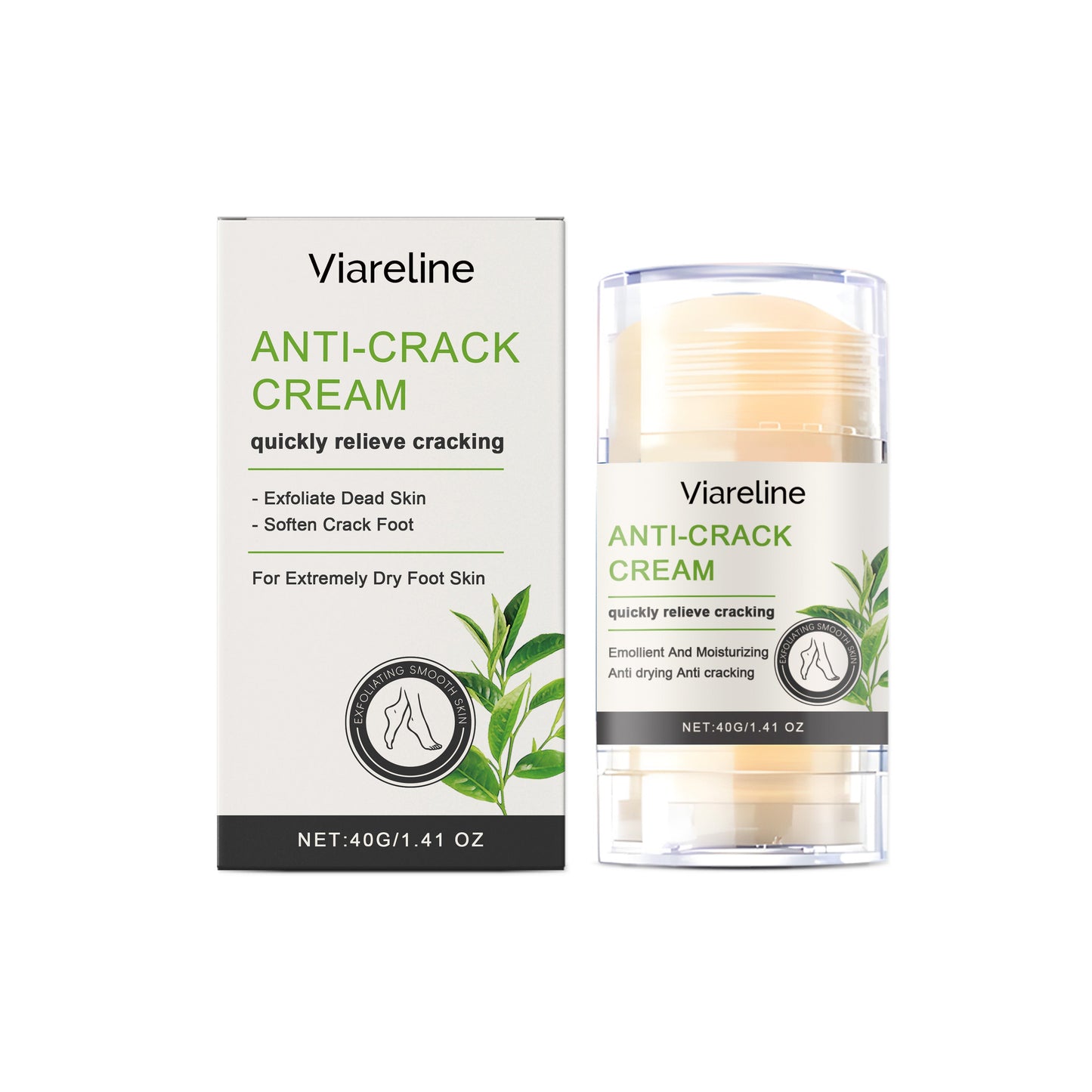 Foot Care Stick Soothes Dry, Hydrates And Moisturizes Foot Skin Daily Care Stick - Korvel