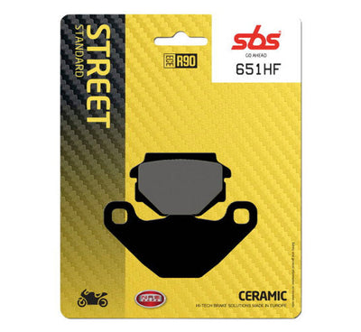 Plaquettes de frein arrière en céramique SBS 651HF