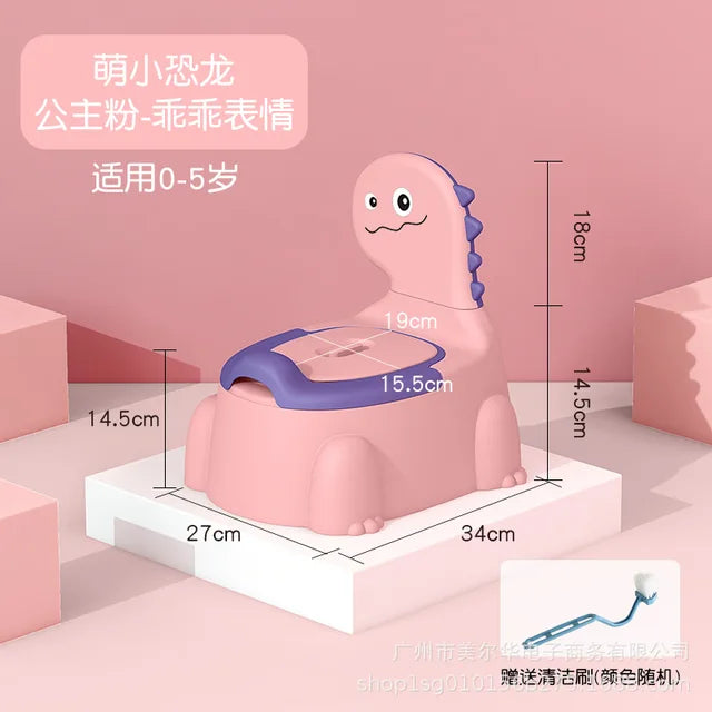 Baby Potty Toilet Training Seat Cartoon Dinosaur Thickening Children's Special Potty Baby Urinals Boys Girls Toilet Supplies - Korvel