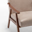 Mid-Century Modern Solid Wood Accent Chair