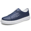 Sneakers with a casual style and anti slip lace up flat bottom with soft sole and soft surface can be easily kicked with one foot - Korvel
