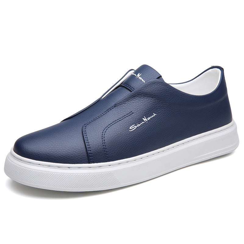 Sneakers with a casual style and anti slip lace up flat bottom with soft sole and soft surface can be easily kicked with one foot - Korvel