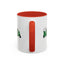 Christmas Cat Mama Accent Coffee Mug - 11oz & 15oz