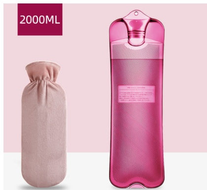 Botella de Agua Caliente de Silicona - Calentador de Manos Elegante para la Comodidad