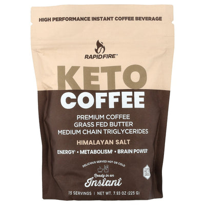 RapidFire High Performance Instant Coffee Mix, 15 Servings