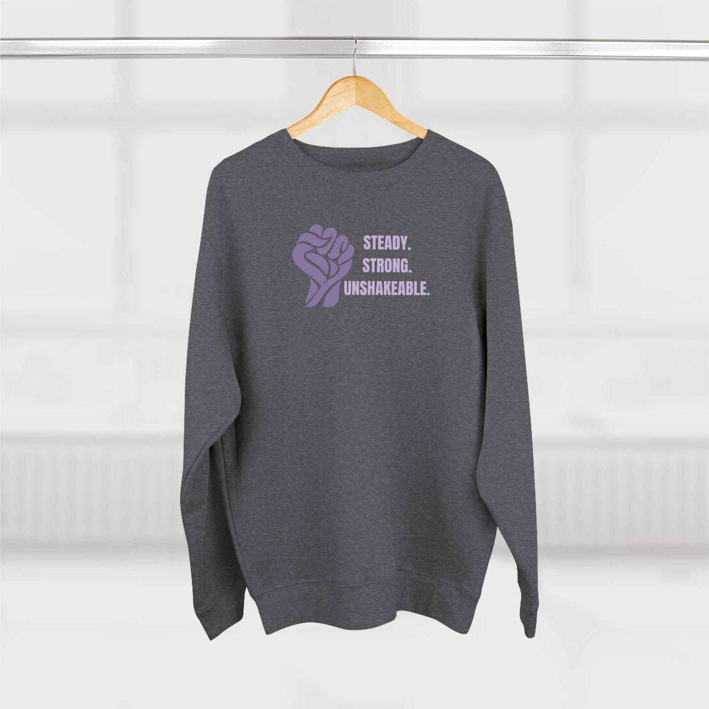 Constante. Fuerte. Inquebrantable. Sudadera de Concienciación sobre la Epilepsia