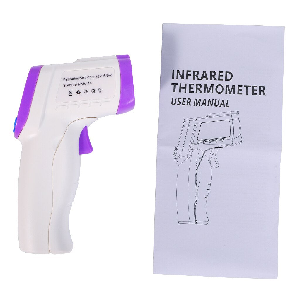 Baby Thermometer Infrared Digital LCD Body Measurement Forehead Ear Non-Contact Adult Body Fever IR Children Thermometer Gun - Korvel