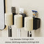 Premium Wall-Mounted Toothbrush and Cup Holder Rack