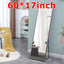 60x17 Brown Solid Wood Frame Full-length Mirror, Dressing Mirror, Bedroom Home Porch - Korvel