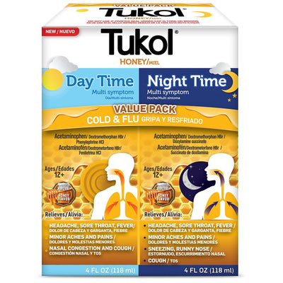 Tukol® Cold & Flu Value Pack – Soulagement Jour & Nuit