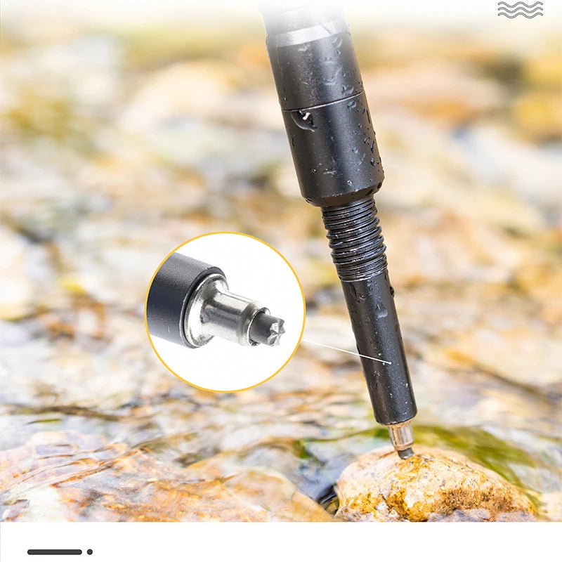 Folding telescopic outdoor hiking tactical self-defense stick Walking stick - Korvel