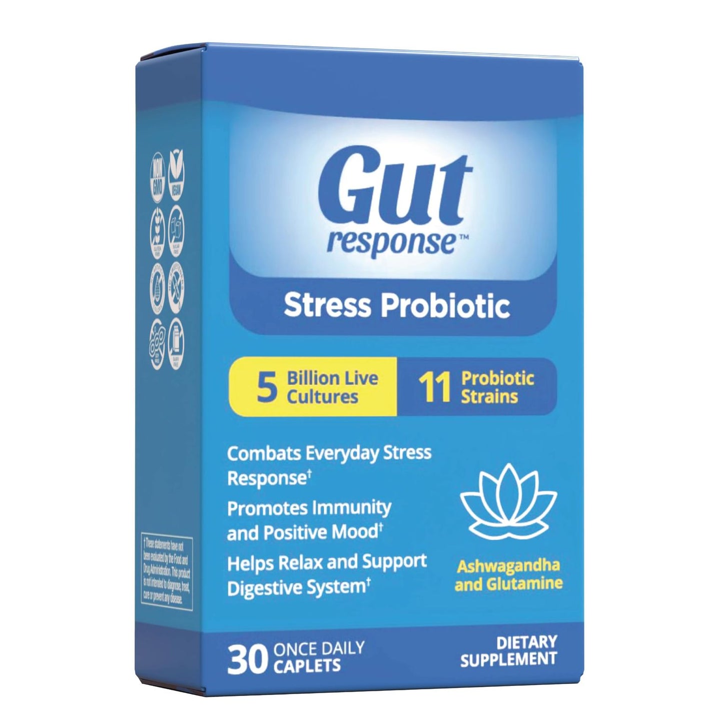 Gut Response Probiotic Caplets for Digestive Support