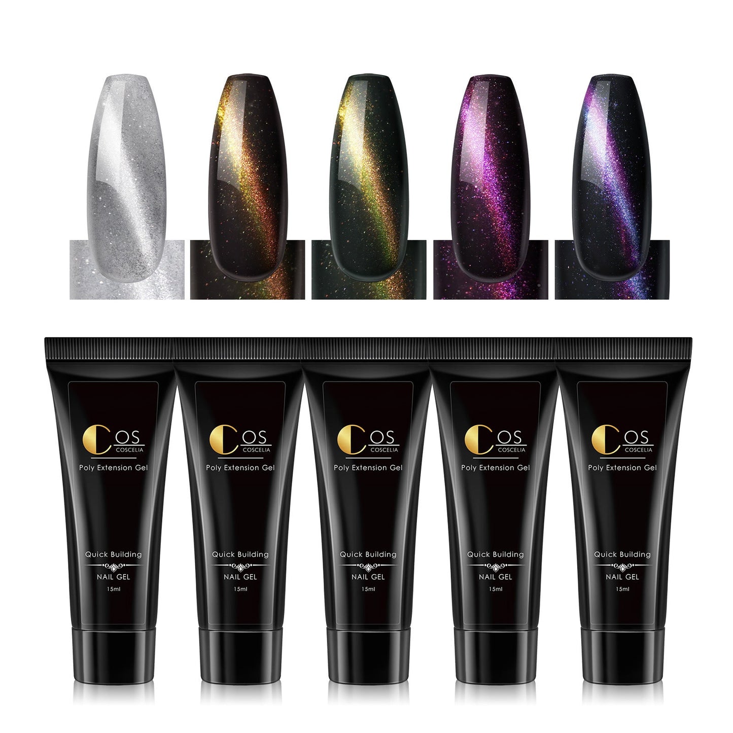 Painless Fast Crystal Extension Glue Cat Eye Manicure Phototherapy Glue Beginner Manicure Holder Nail Extension Glue - Korvel