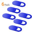 6Pcs/lot  WebCam Cover Shutter Magnet Slider Plastic For iPhone Web Laptop PC For iPad Tablet Camera Mobile Phone Privacy Sticker - Korvel