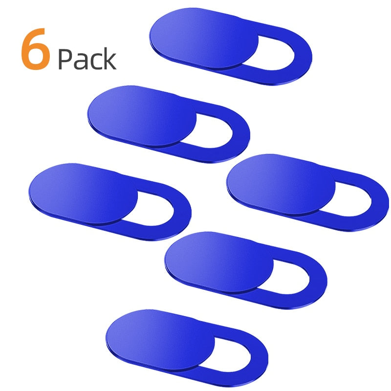 6Pcs/lot  WebCam Cover Shutter Magnet Slider Plastic For iPhone Web Laptop PC For iPad Tablet Camera Mobile Phone Privacy Sticker - Korvel