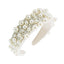 New Heavy Industry Pearl Hair Ornament Women's Wide brim Korean version Net Red Washing Head Band Hair Ornament - Korvel