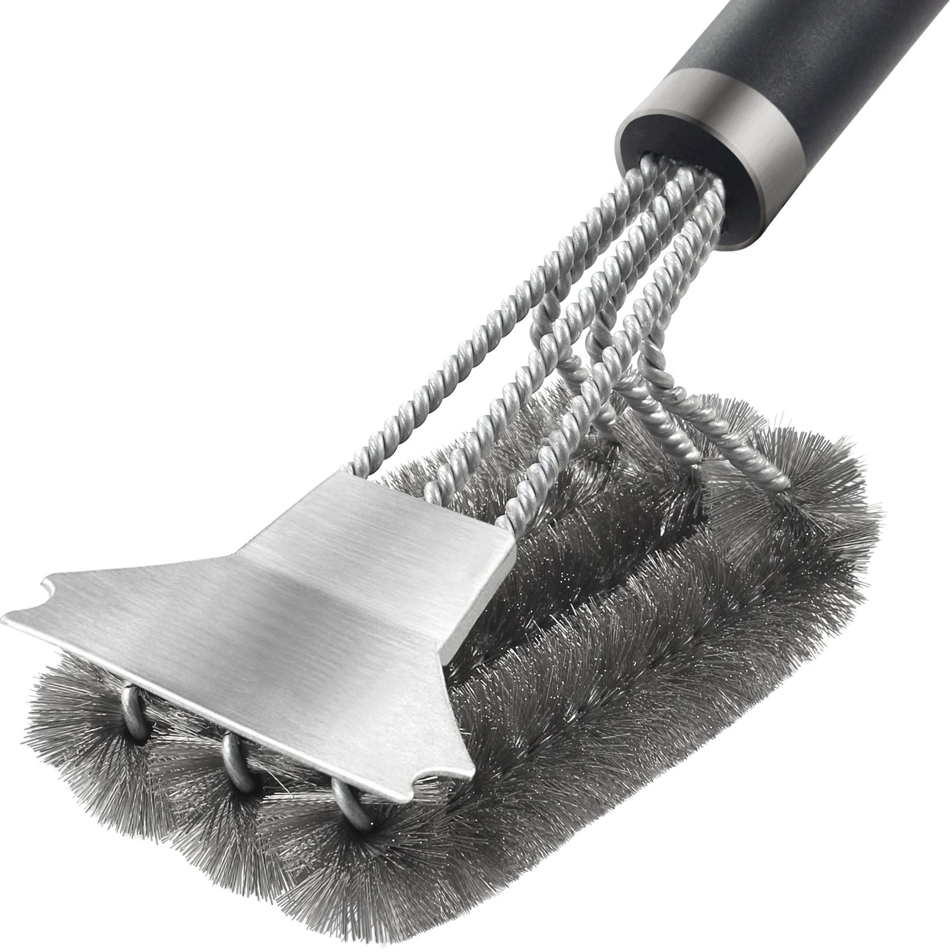 BBQ Grill Barbecue Kit Cleaning Brush Stainless Steel Kitchen Accessories Bristles Cleaning Brushes Cooking Tool Barbecue Gadget - Korvel