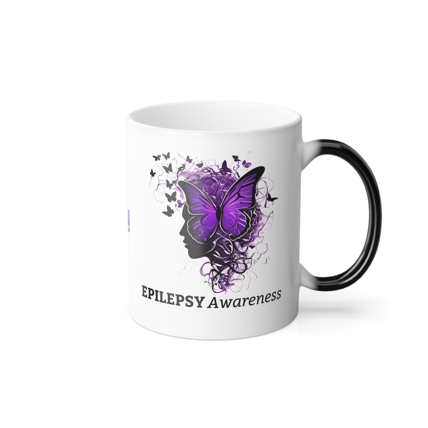 Taza de Cambio de Color para la Concienciación sobre la Epilepsia - 11oz