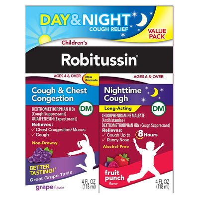 Robitussin Children's Day & Night Cough Relief Value Pack