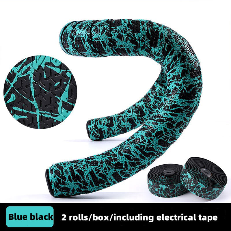 Npy EVA PU Road Bike Handlebar Tape, Anti - Slip & Shock - Absorbing, Sakura Design, with End Plugs - Korvel
