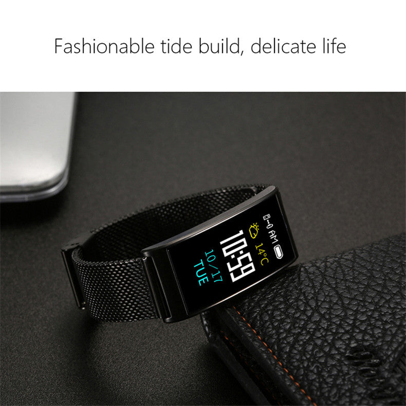 X3 Color Touch Smart Bracelet Bluetooth 4.0 Smart Band Heart Rate Blood Pressure Monitor IP68 waterproof Swimming Call reminder - Korvel
