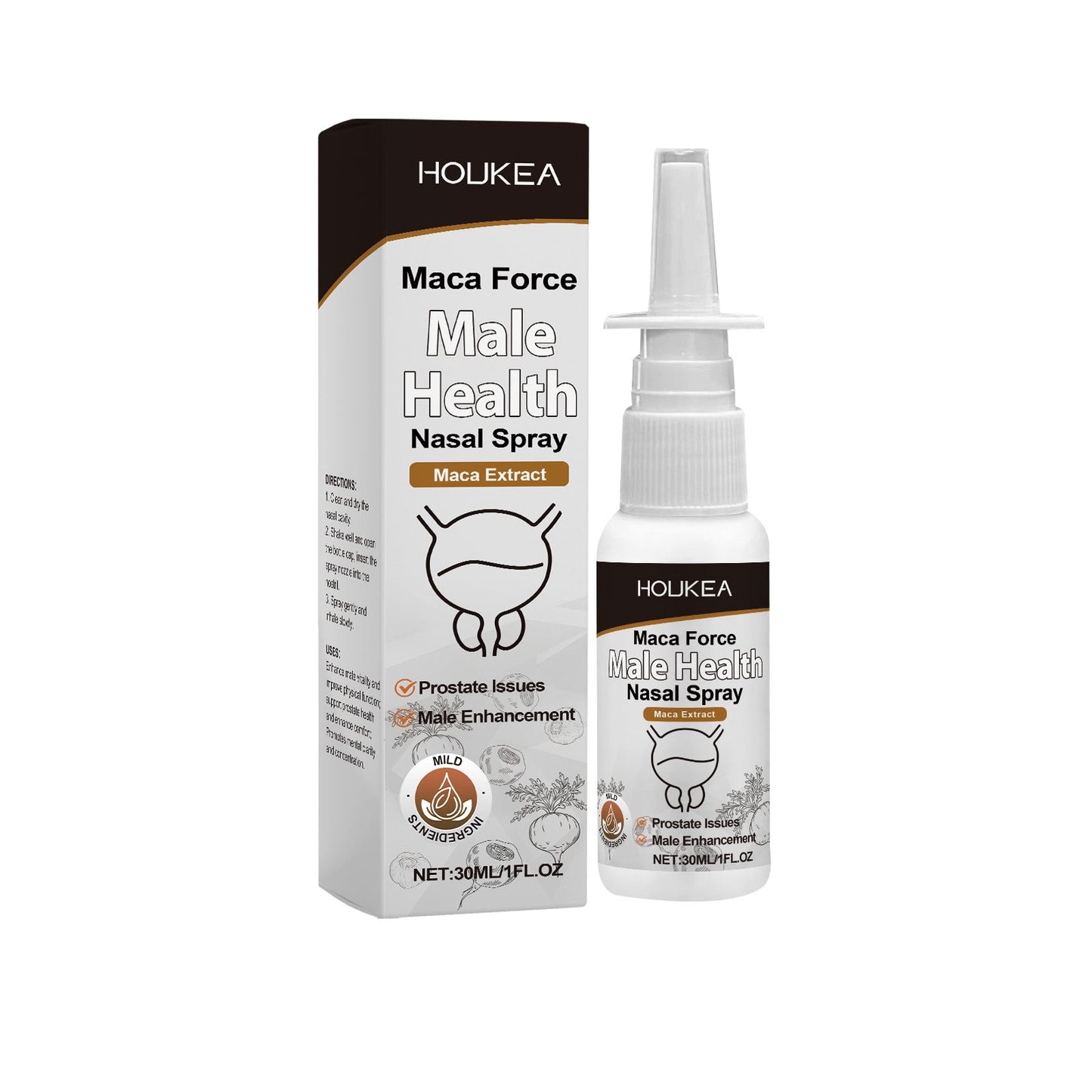 Men's Treatment Spray Men's Daily Exercise Body Relief Discomfort Mild Ingredient Comfort Spray - Korvel