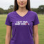 Soft Paws, Sharp Opinions T-shirt V-Neck Femme