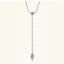 Collar de Plata Esterlina 925 con Moissanita Elegante