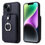 Suitable for iPhone 14 wallet phone case  Apple 13 Promax flip cover protective case accordion card insertion phone leather case - Korvel