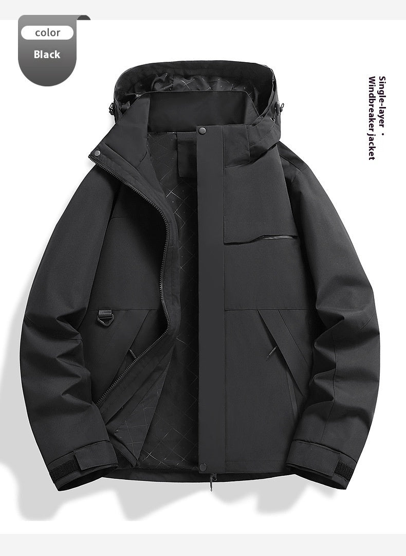 Veste Shell Impermeable et Coupe-Vent Premium pour Activités de Plein Air