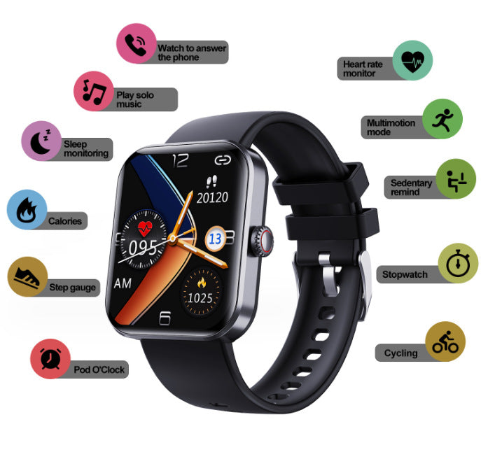 F57L Premium Smart Watch with Heart Rate Monitoring