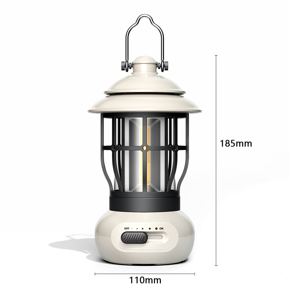 Vintage USB Camping Light for Outdoor Ambience