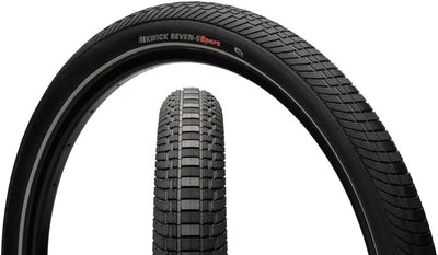 Kenda Kwick Seven.5 Tire - 27.5 x 2.2 Clincher Wire Black/Reflective