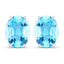 4.00 Carat Genuine Swiss Blue Topaz Sterling Silver Earrings